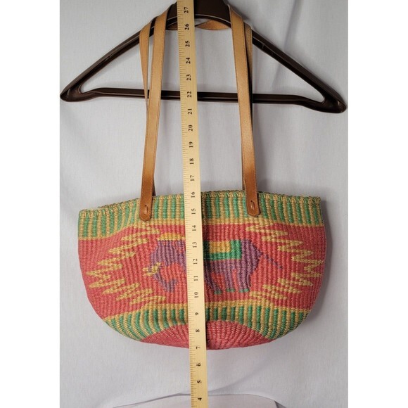 Elephant woven basket‎ purse - Picture 8 of 8